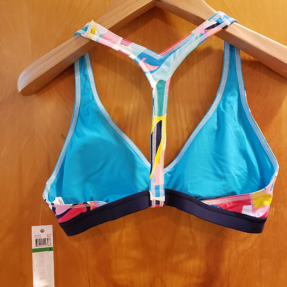 Anne Cole Locker Racerback Active Swim Top - Picture 8 of 16